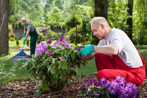 Recyclable garden materials prepared for local transfer station