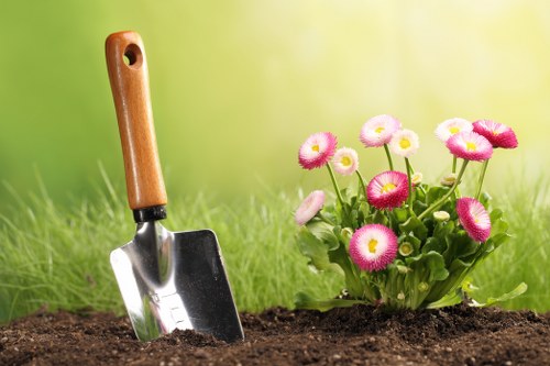 Regular hedge maintenance in Regentspark improving garden appearance and privacy